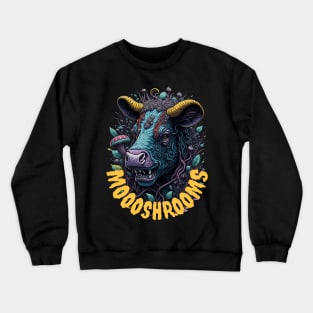 MOO COW MUSHROOMS TECHNO RAVE Crewneck Sweatshirt